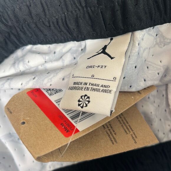 Jordan Dri-FIT Sport AOP Diamond Shorts Mesh basketball shorts Men Large NWT - Picture 3 of 8